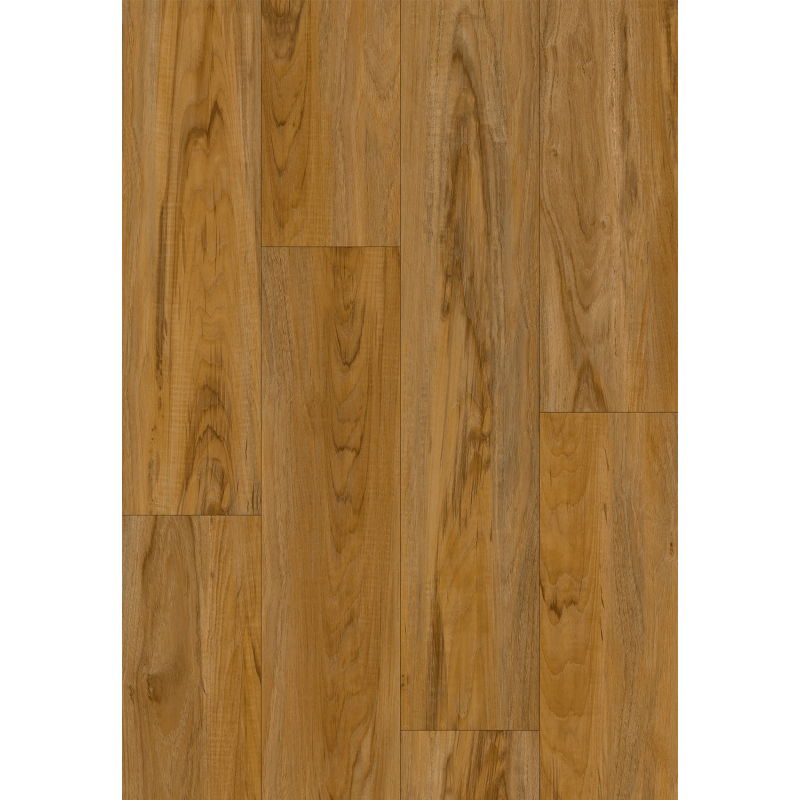 Mexen Norfolk vinyl panel 1227 x 187 mm LVT Dryback 2,5 mm, PVC alátét, 4 V-Fuga, Teak - F1393-1227-187-255-4V1-01