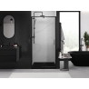 Mexen Exo-R ușă de duș articulată 105 cm, transparentă, neagră - 819-105-000-70-00