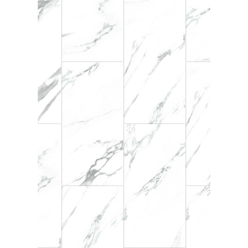 Mexen Glacier White panouri vinilice 610 x 305 mm LVT Dryback 2,5 mm, suport, 4 V-Fuga, Jazz White - F1451-0610-305-255-4V1-01