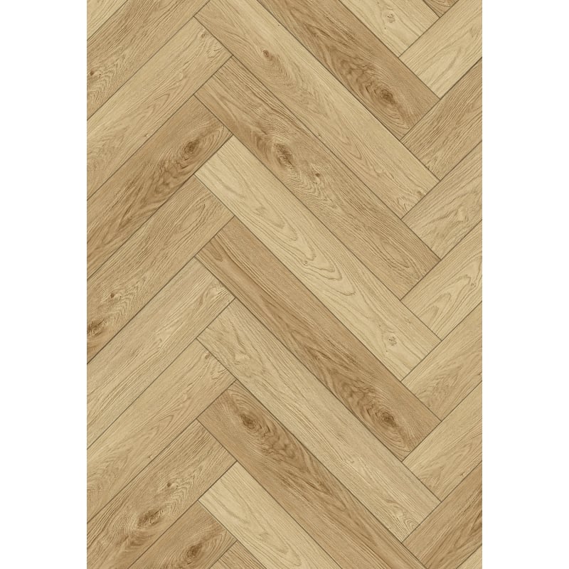Mexen Anniston vinil panelek halszálka 570 x 95 mm LVT Dryback 2,5 mm, PVC alátét, 4 V-horony, Tölgy - F1471-0570-095-255-4V1-01