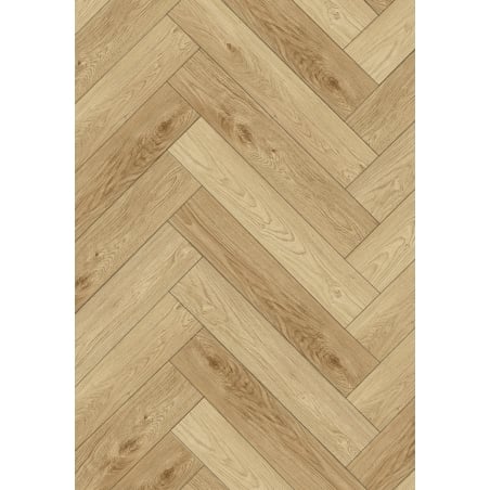 Mexen Anniston vinil panelek halszálka 570 x 95 mm LVT Dryback 2,5 mm, PVC alátét, 4 V-horony, Tölgy - F1471-0570-095-255-4V1-01