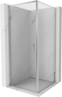 Mexen Exo-B cabina de duș cu deschidere de 70 x 70 cm, transparentă, crom - 817-070-070-01-00