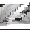 Mexen Exo cabină de duș rabatabilă 70 x 70 cm, transparent, crom - 817-070-070-01-00