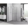 Mexen Exo-B 70 x 70 cm-es nyíló zuhanykabin, átlátszó, króm - 817-070-070-01-00