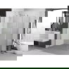 Mexen Exo cabină de duș cu deschidere 80 x 70 cm, transparent, crom - 817-080-070-01-00