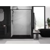 Mexen Exo uși de duș glisante 130 cm, transparente, negre - 8151-130-000-70-00