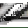 Mexen Exo uși de duș glisante 160 cm, transparente, negre - 8151-160-000-70-00