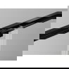 Mexen Exo uși de duș glisante 155 cm, transparente, negre - 8151-155-000-70-00