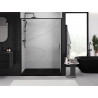 Mexen Exo-S uși de duș glisante 150 cm, transparente, negre - 8151-150-000-70-00