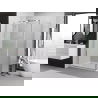 Mexen Exo cabină de duș cu balamale 85 x 100 cm, transparent, crom - 817-085-100-01-00