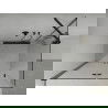 Mexen Lima cabină de duș pliabilă 70 x 120 cm, transparent, Neagră - 856-070-120-70-00