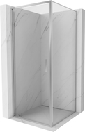 Mexen Exo cabină de duș cu deschidere 75 x 75 cm, transparent, crom - 817-075-075-01-00