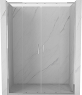 Mexen Exo-S Duo uși de duș duble glisante 150 cm, transparent, crom - 8152-150-000-01-00