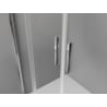 Mexen Exo uși de duș duble glisante 160 cm, transparent, crom - 8152-160-000-01-00