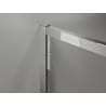 Mexen Exo uși de duș duble glisante 160 cm, transparent, crom - 8152-160-000-01-00