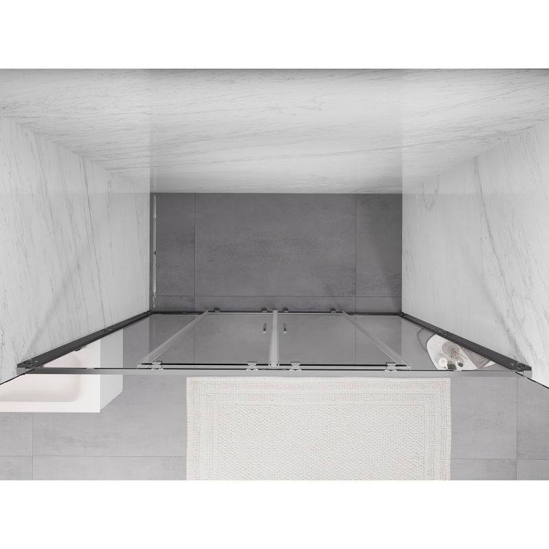 Mexen Exo uși de duș duble glisante 180 cm, transparent, crom - 8152-180-000-01-00