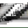 Mexen Exo uși de duș duble glisante 140 cm, transparente, negre - 8152-140-000-70-00