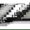 Mexen Exo uși de duș duble glisante 140 cm, transparente, negre - 8152-140-000-70-00