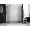 Mexen Exo-S Duo uși de duș duble glisante 180 cm, transparent, negre - 8152-180-000-70-00