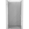 Mexen Exo-BR 75 cm-es nyíló zuhanyajtó, átlátszó, króm - 8181-075-000-01-00