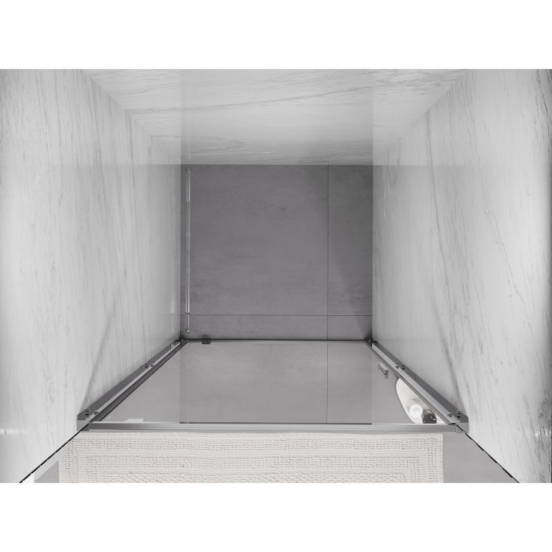 Mexen Exo ușă de duș pivotantă 85 cm, transparentă, crom - 8181-085-000-01-00