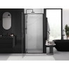 Mexen Exo-BR uși de duș batante 80 cm, transparente, negre - 8181-080-000-70-00