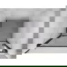 Mexen Exo ușă de duș batantă 90 cm, transparentă, neagră - 8181-090-000-70-00