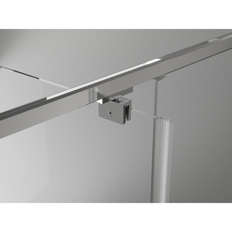 Mexen Exo-BR Duo uși de duș duble rabatabile 100 cm, transparent, crom - 8182-100-000-01-00
