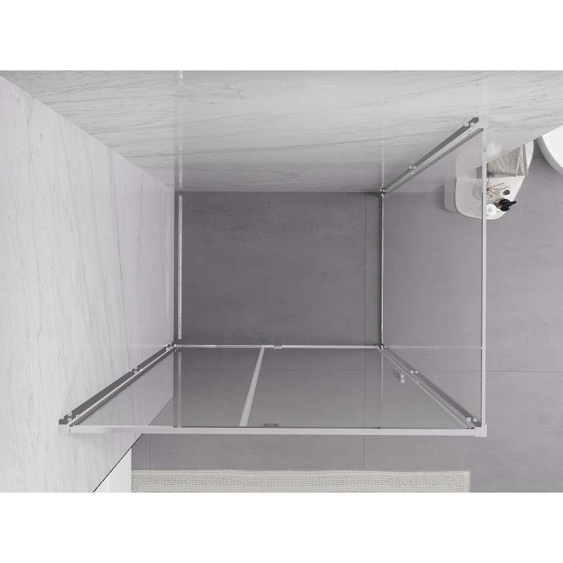Mexen Exo-R cabina de duș cu deschidere 105 x 70 cm, transparentă, crom - 819-105-070-01-00