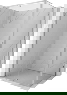 Mexen Exo nyitható zuhanyfülke 155 x 70 cm, átlátszó, króm - 819-155-070-01-00