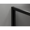 Mexen Exo cabină de duș pivotantă 70 x 70 cm, transparentă, neagră - 817-070-070-70-00