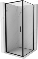 Mexen Exo-B 85 x 85 cm-es, átlátszó, fekete zuhanykabin - 817-085-085-70-00