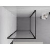 Mexen Exo-B cabină de duș cu balamale 100 x 100 cm, transparentă, neagră - 817-100-100-70-00