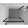 Mexen Exo-B cabină de duș rabatabilă 75 x 80 cm, transparentă, neagră - 817-075-080-70-00