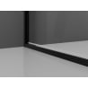 Mexen Exo cabină de duș pivotantă 80 x 95 cm, transparentă, neagră - 817-080-095-70-00