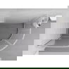 Mexen Exo cabină de duș semicirculară asimetrică glisantă 120 x 90 cm, transparent, crom - 8132-120-090-01-00