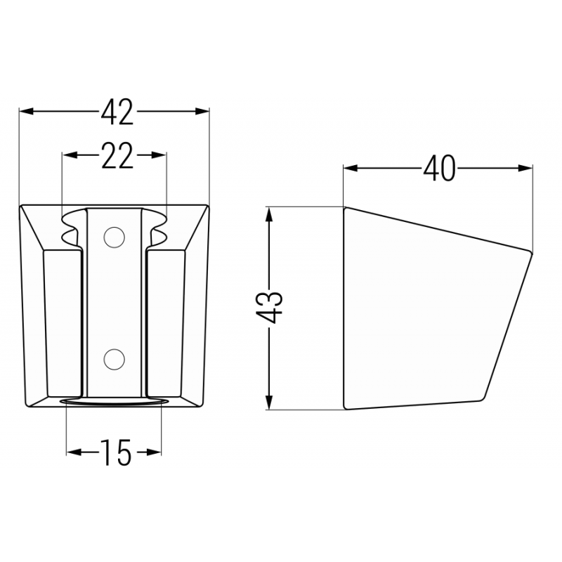 Mexen zuhanytartó, króm - 79353-00