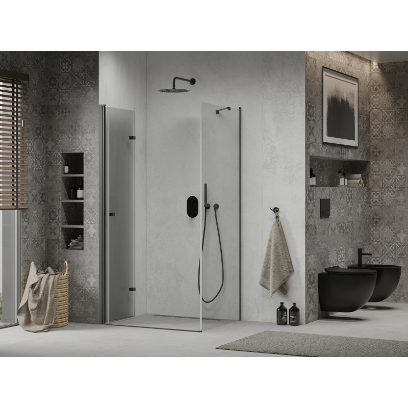 Mexen Lima cabina de duș pliabilă 100 x 120 cm, transparentă, neagră - 856-100-120-70-00