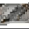 Mexen Lima Duo cabină de duș pliabilă 70 x 70 cm, transparent, Neagră - 856-070-070-70-00-02