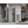 Mexen Lima Duo cabină de duș pliabilă 70 x 70 cm, transparent, negru - 856-070-070-70-00-02