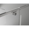 Mexen Exo nyíló zuhanykabin 150 x 80 cm, átlátszó, króm - 819-150-080-01-00