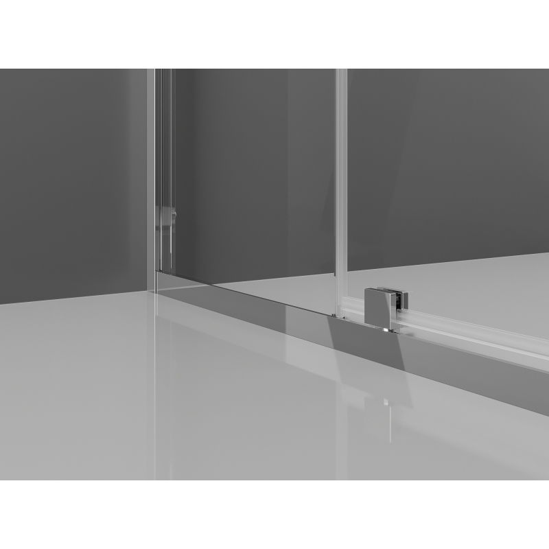 Mexen Exo cabină de duș cu uși rabatabile 130 x 90 cm, transparent, crom - 819-130-090-01-00