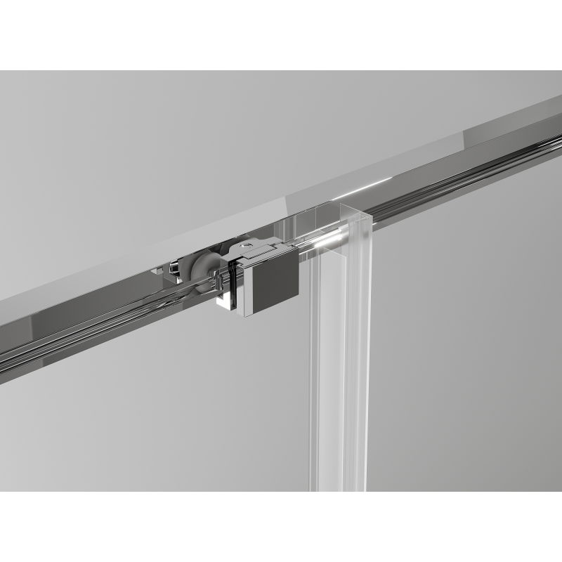 Mexen Exo tolóajtós zuhanykabin 135 x 70 cm, átlátszó, króm - 8151-135-070-01-00