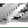 Mexen Exo cabină de duș culisantă 135 x 70 cm, transparent, crom - 8151-135-070-01-00