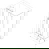 Mexen Exo cabină de duș glisantă 140 x 70 cm, transparent, crom - 8151-140-070-01-00