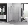 Mexen Exo-S tolóajtós zuhanykabin 105 x 75 cm, átlátszó, króm - 8151-105-075-01-00