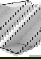 Mexen Exo cabină de duș pivotantă 120 x 70 cm, transparentă, neagră - 819-120-070-70-00