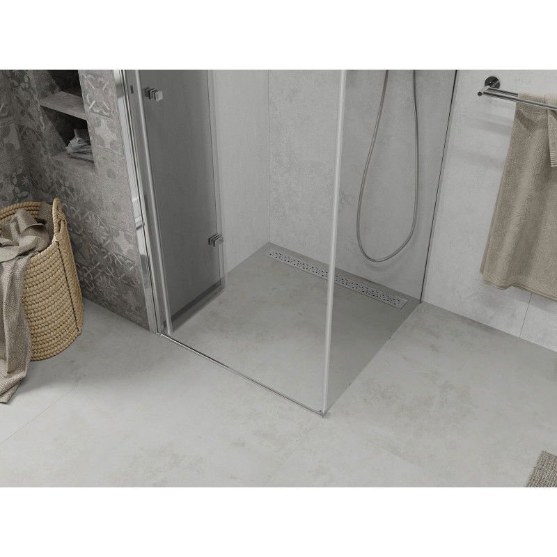 Mexen Lima cabină de duș pliabilă 80 x 80 cm, transparent, crom - 856-080-080-01-00