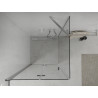 Mexen Lima lehajtható zuhanykabin 120 x 120 cm, átlátszó, króm - 856-120-120-01-00