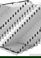 Mexen Exo cabină de duș cu ușă articulată 90 x 95 cm, transparentă, neagră - 819-090-095-70-00